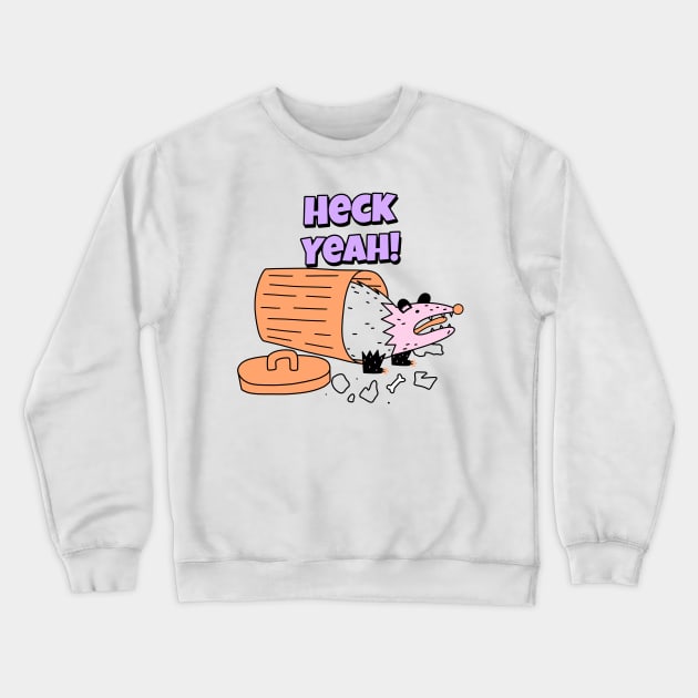 Heck possum Crewneck Sweatshirt by ErisArt